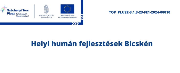 Helyi humán fejlesztések Bicskén